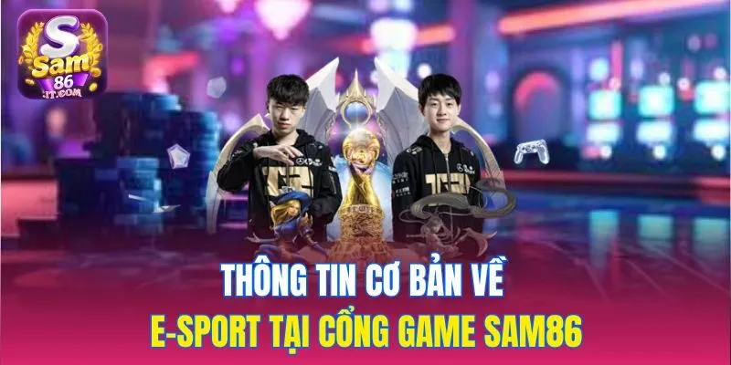 Thông tin cơ bản về E - sports tại cổng game Sam86